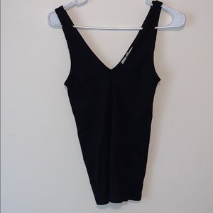 Express one eleven ribbed fitted tank